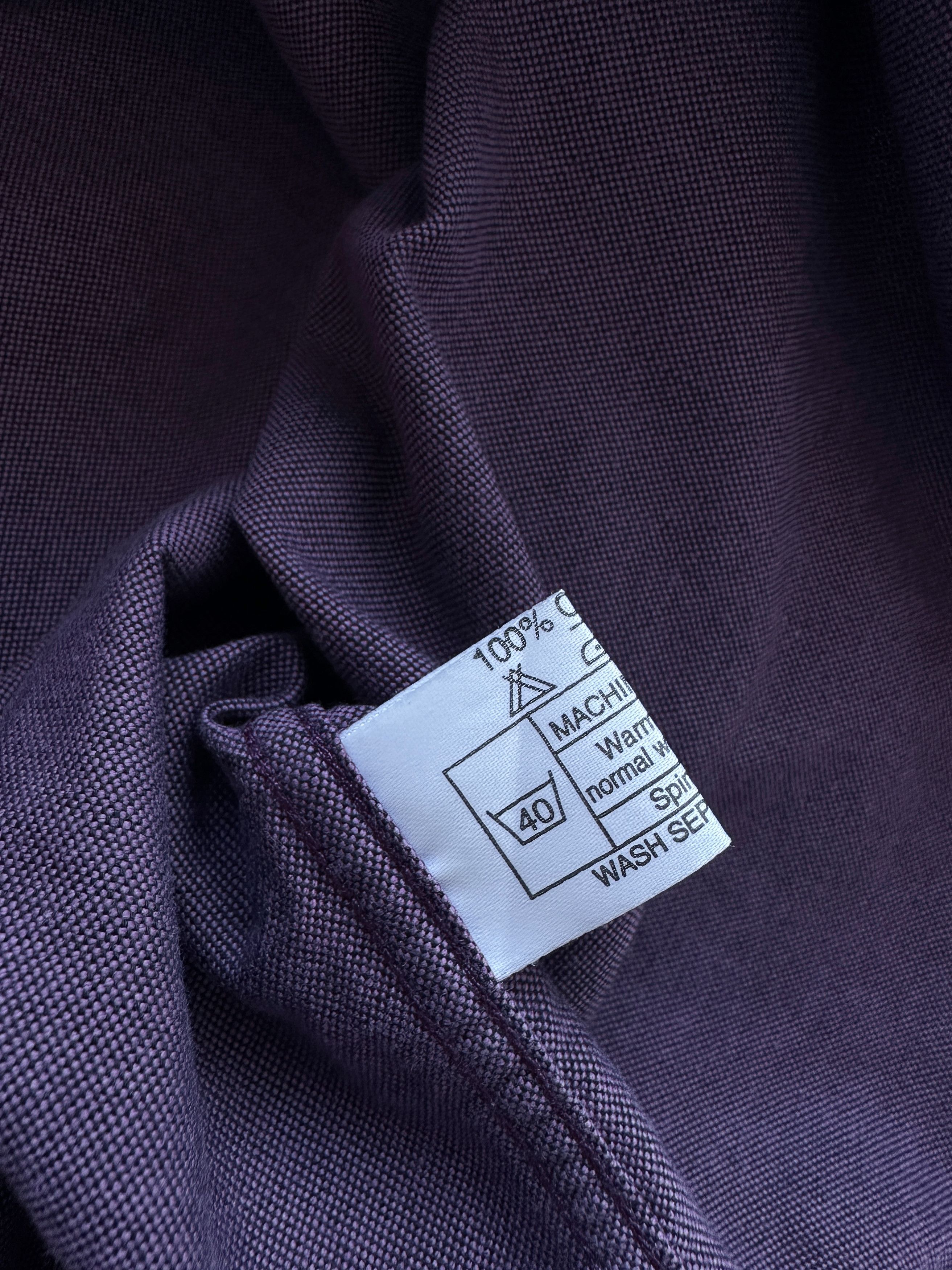 Burberry Thomas Burberry purple oxford shirt Size US L / EU 52-54 / 3 - 8 Thumbnail