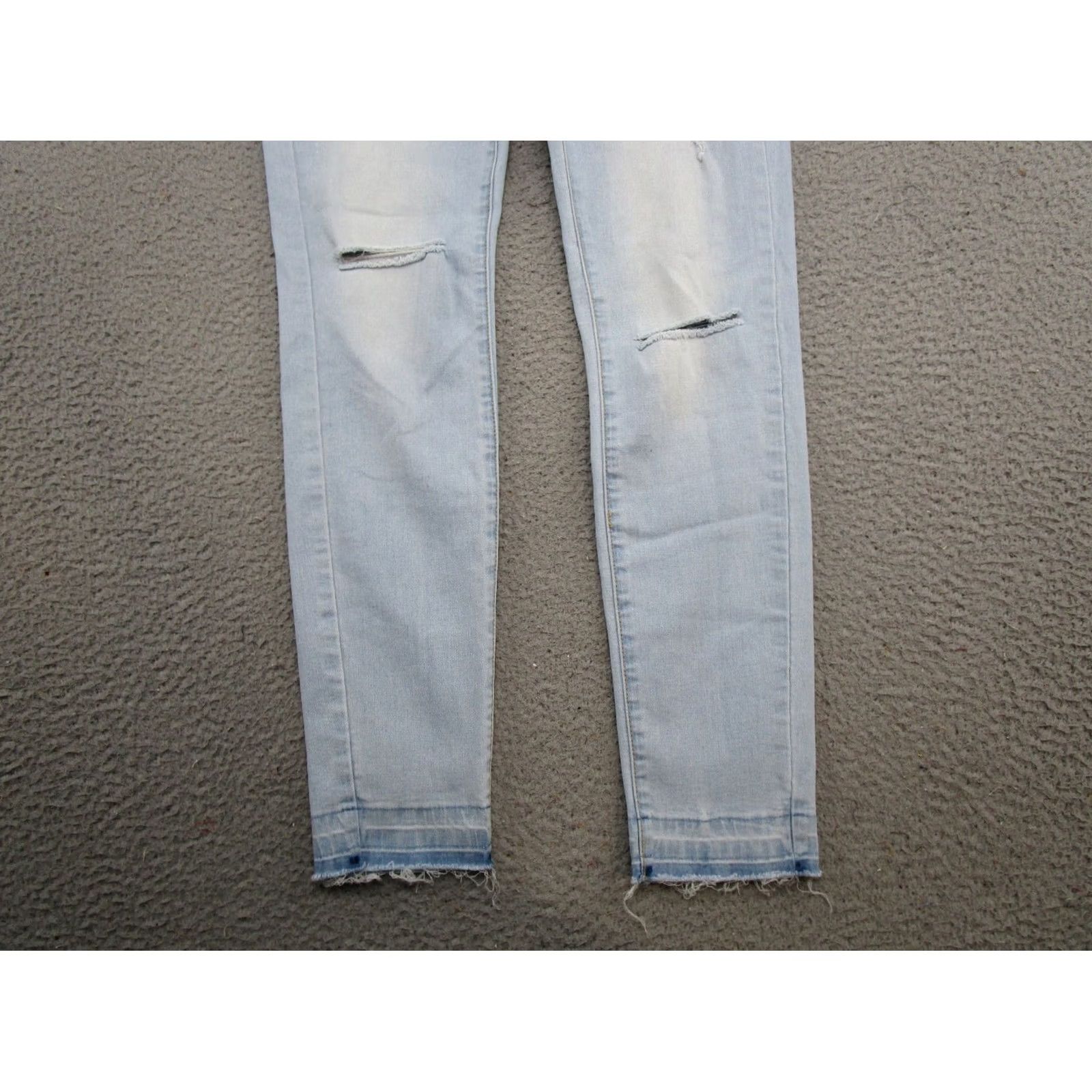 Denime Umgee Embroidered Denim Skinny Jeans Size 28 Blue Bohemian 5-Pocket Womens Skinny Jeans XS? - Size 28" / US 6 / IT 42 - 2 Thumbnail