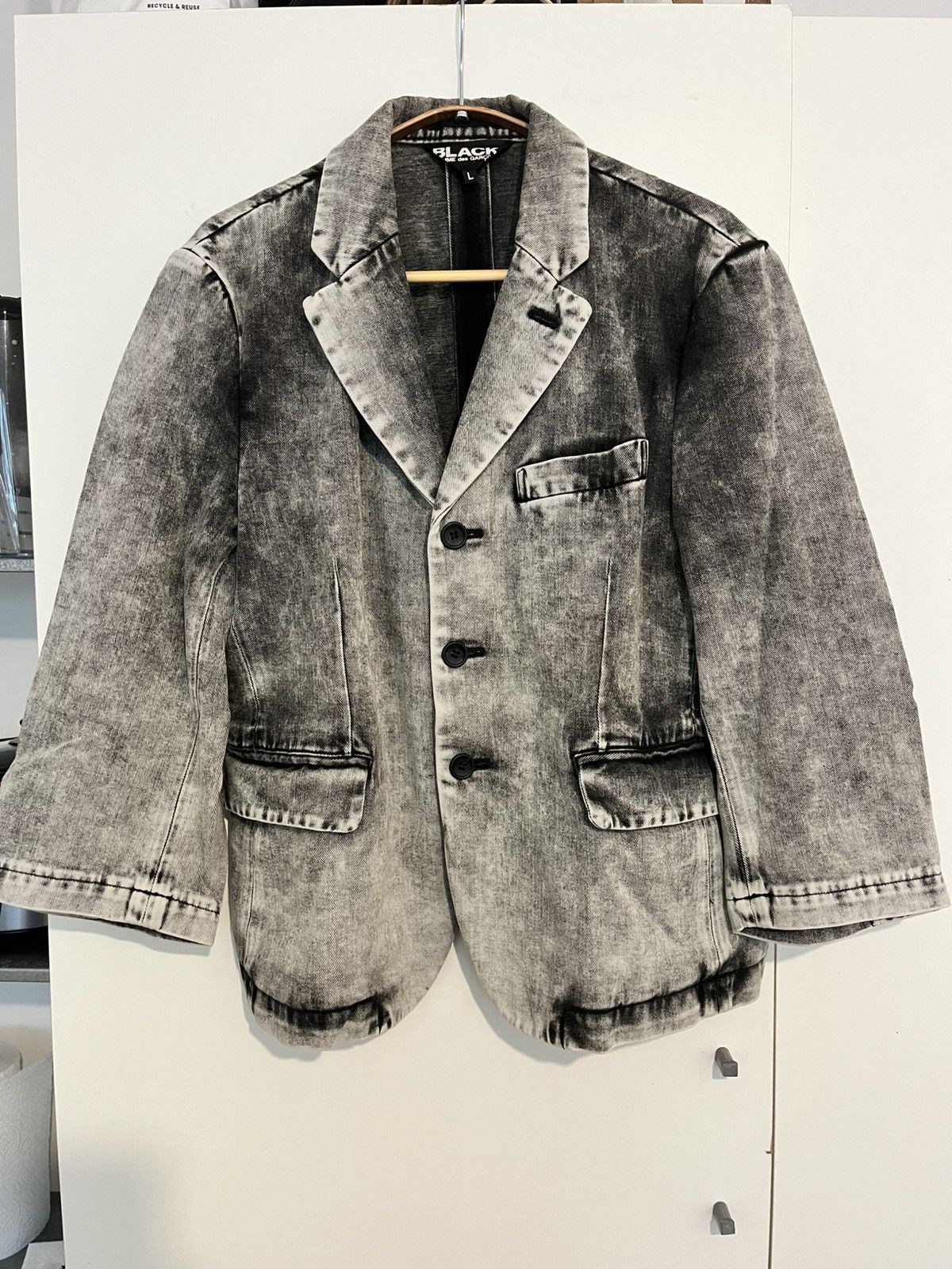 Comme des Garcons Black comme des garçons black grey washed jacket Size US L / EU 52-54 / 3 - 1 Thumbnail
