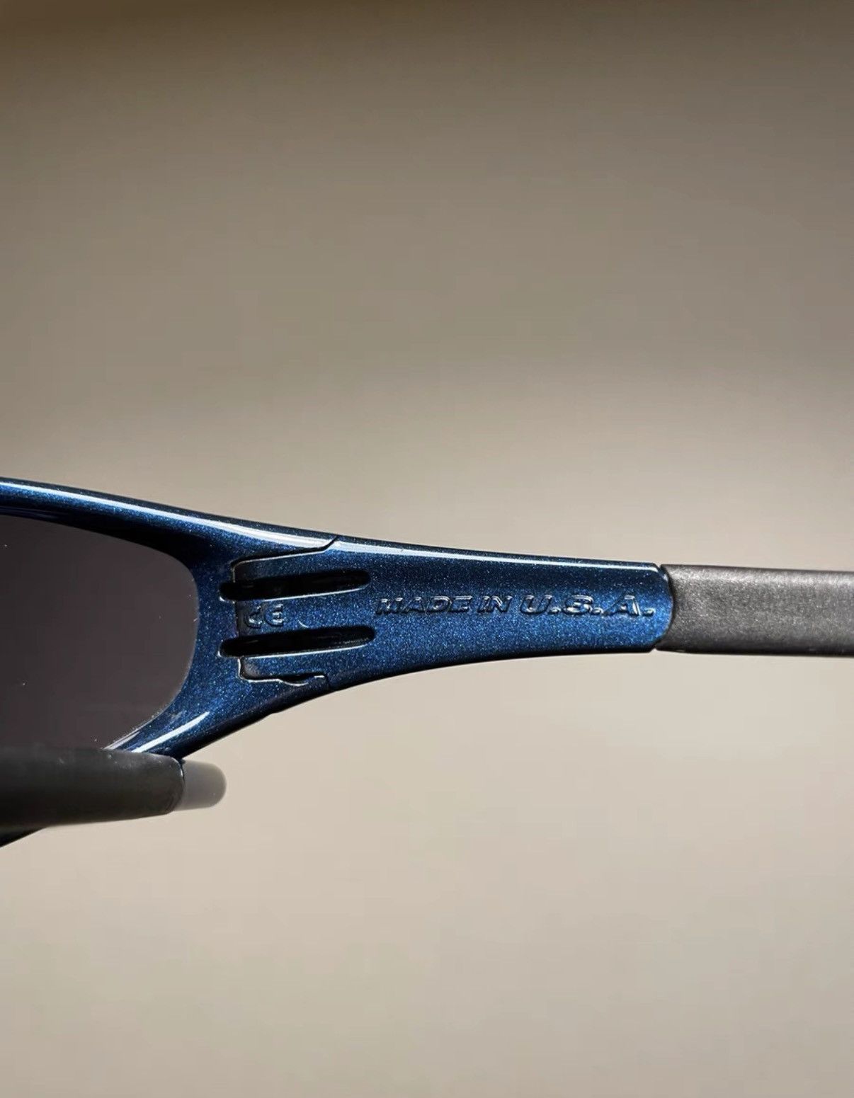 Oakley OAKLEY New Straight Jacket 'Blue' Sports Sunglasses K24 Size ONE SIZE - 6 Thumbnail
