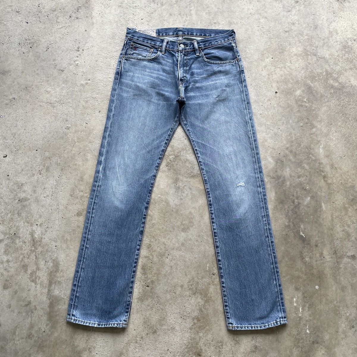 Jean × Polo Ralph Lauren × Ralph Lauren Vintage Polo Ralph Lauren Faded Jeans Denim Pants W32 Size US 32 / EU 48 - 1 Thumbnail