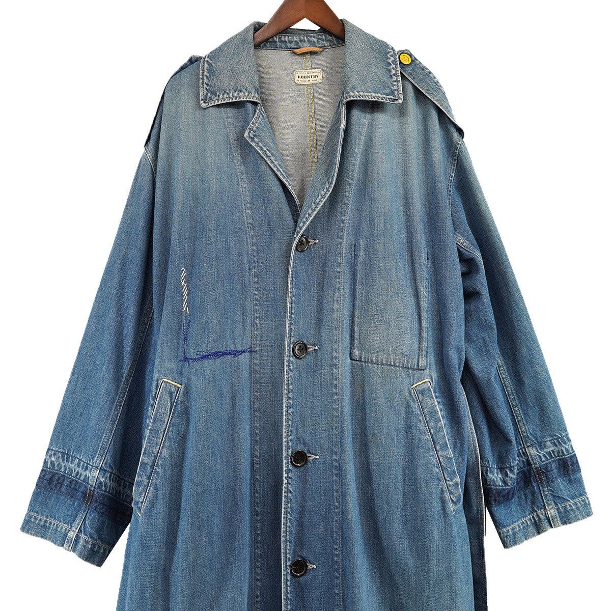 Kapital KOUNTRY 11.5OZ DENIM DRAGGING COAT Denim Court Size US S / EU 44-46 / 1 - 3 Thumbnail
