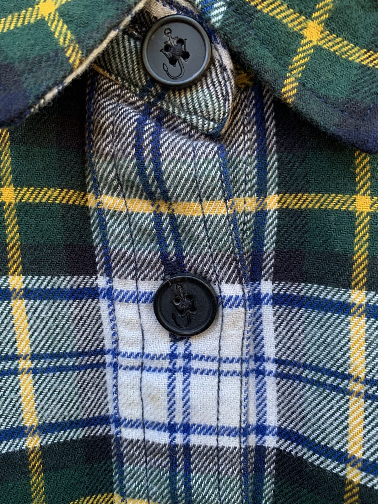 Flannel × JW Anderson × Uniqlo Uniqlo x Jw Anderson half button plaid flannel shirt Size US M / EU 48-50 / 2 - 5 Thumbnail