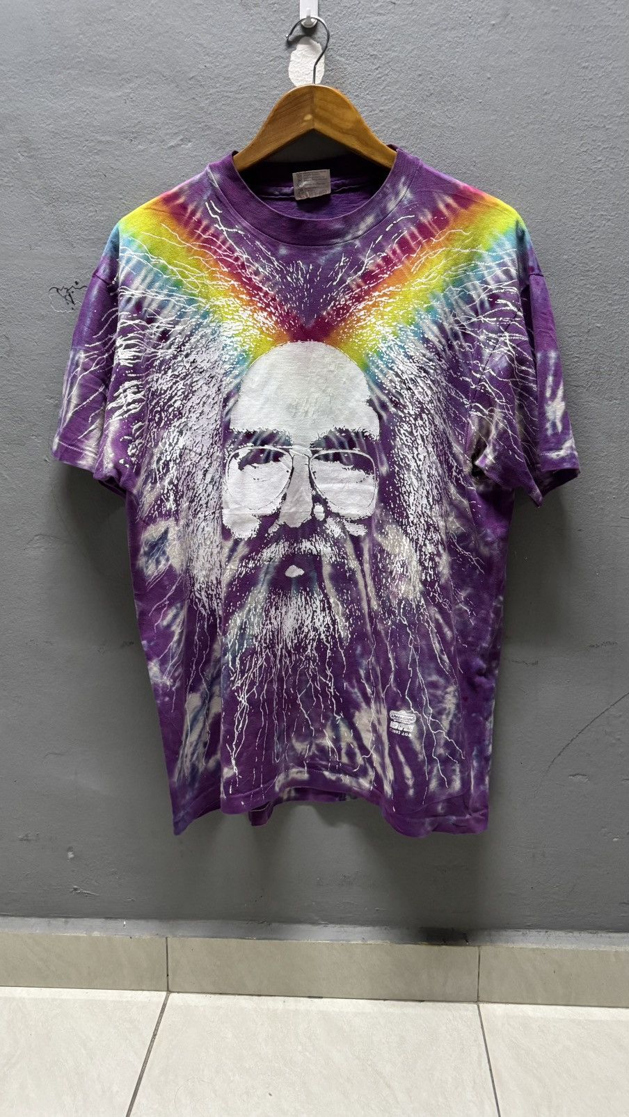 Band Tees × Grateful Dead × Vintage Vintage Jerry Garcia x Grateful dead Full print Size US XL / EU 56 / 4 - 1 Thumbnail