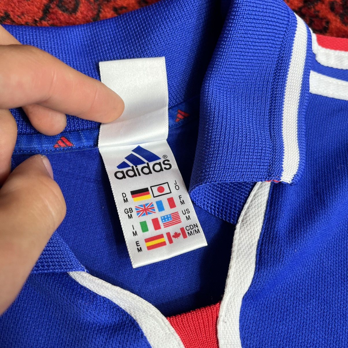 Adidas Maglia Francia Adidas Blanc Euro 2000 Maillot Jersey France Size US M / EU 48-50 / 2 - 12 Thumbnail