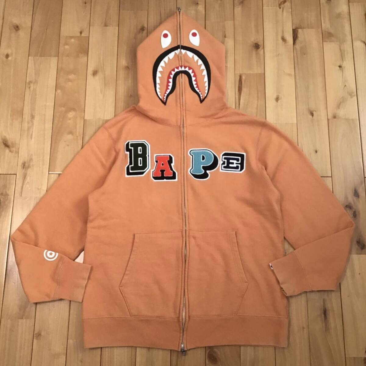 Bape 🔥2XL🔥 BAPE logo multi fonts shark full zip hoodie APE XXL Size US XXL / EU 58 / 5 - 1 Thumbnail