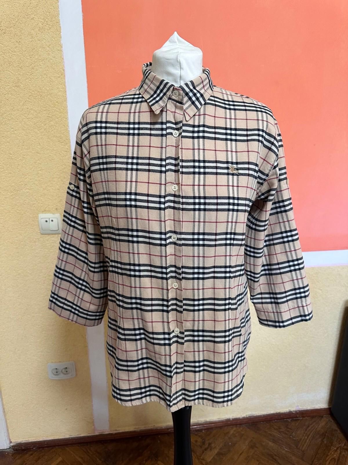 Burberry Women's BURBERRY London Nova Check Cotton Shirt Button-Up Size XL / US 12-14 / IT 48-50 - 7 Thumbnail