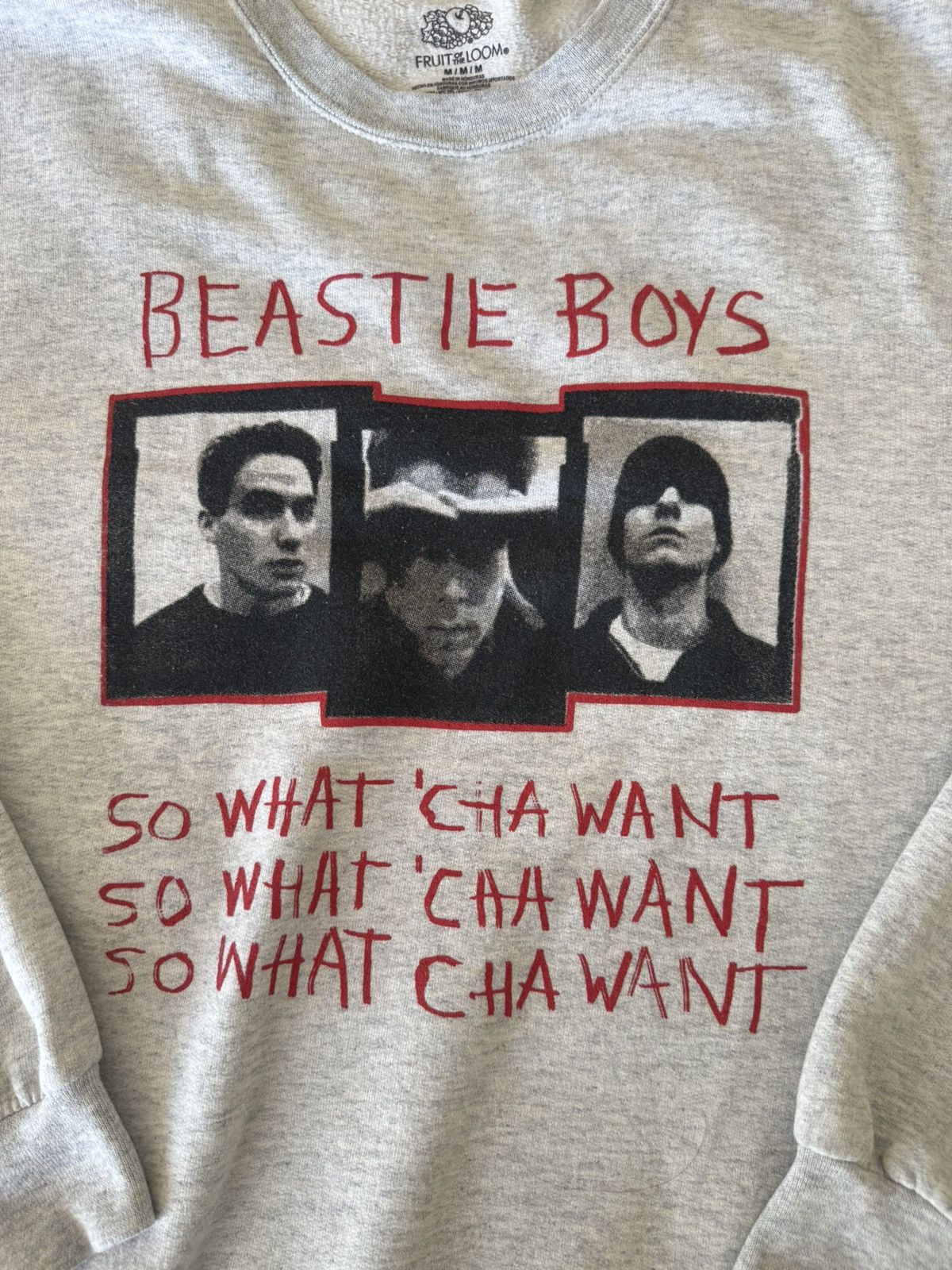 Fruit Of The Loom Vintage Beastie Boys “So What’cha Want” Crewneck Size US M / EU 48-50 / 2 - 2 Thumbnail