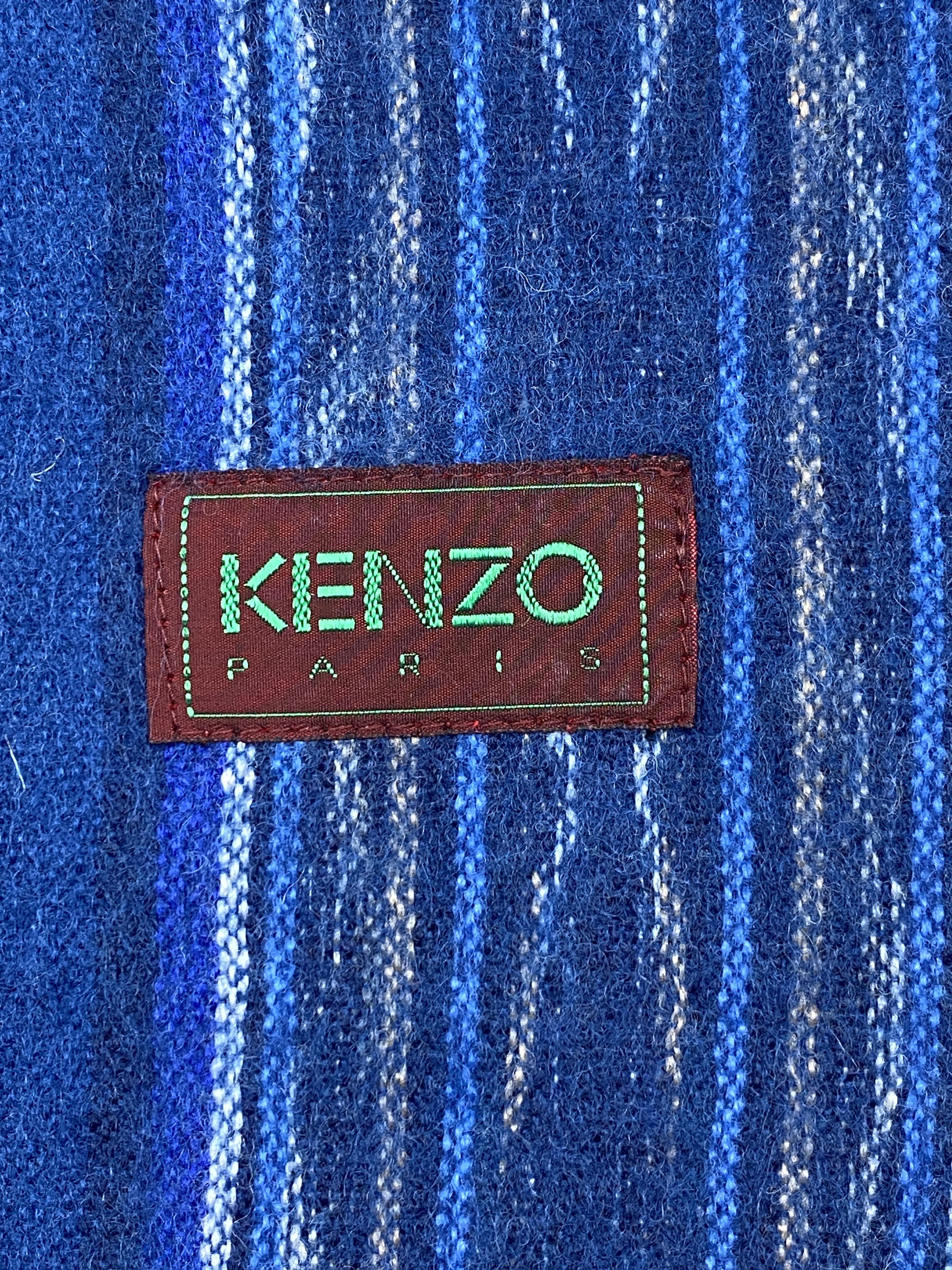 Kenzo Kenzo Wool Scarf Muffler Neckwear SC0316 Size ONE SIZE - 5 Thumbnail
