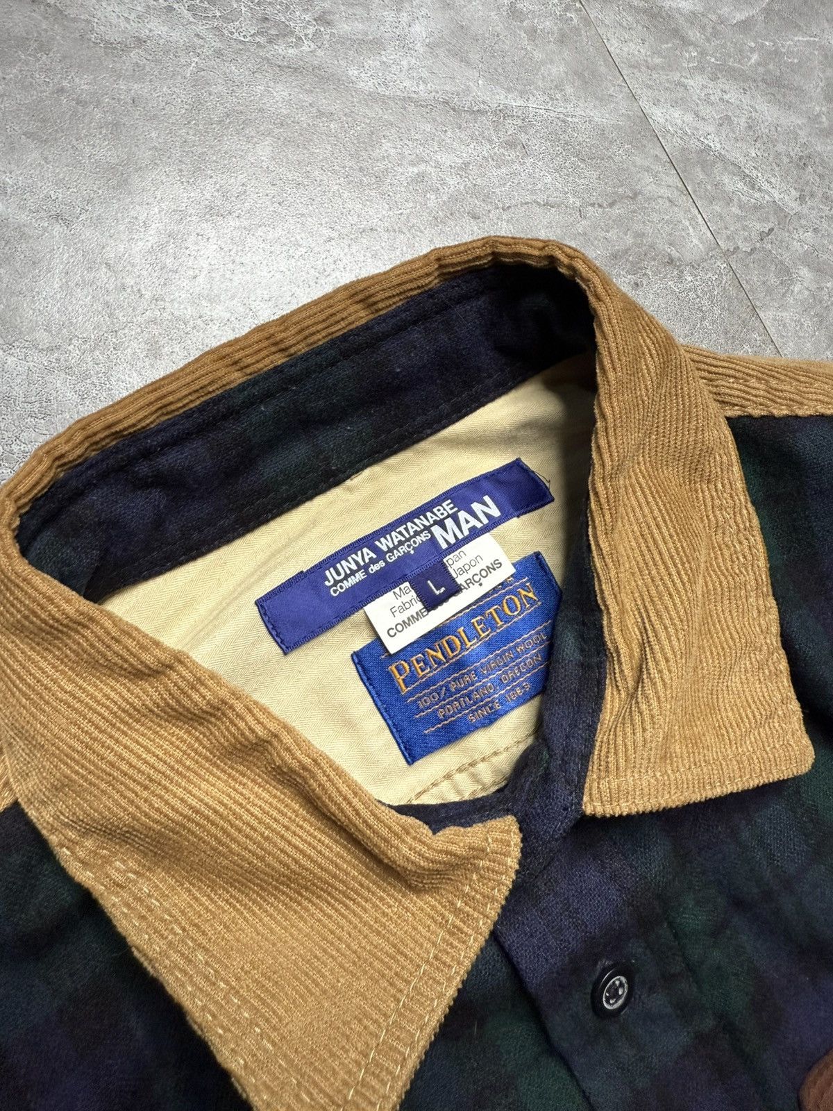 Junya Watanabe Junya Watanabe x Pendleton Reconstructed Wool Flannel Shirt Size US L / EU 52-54 / 3 - 11 Thumbnail