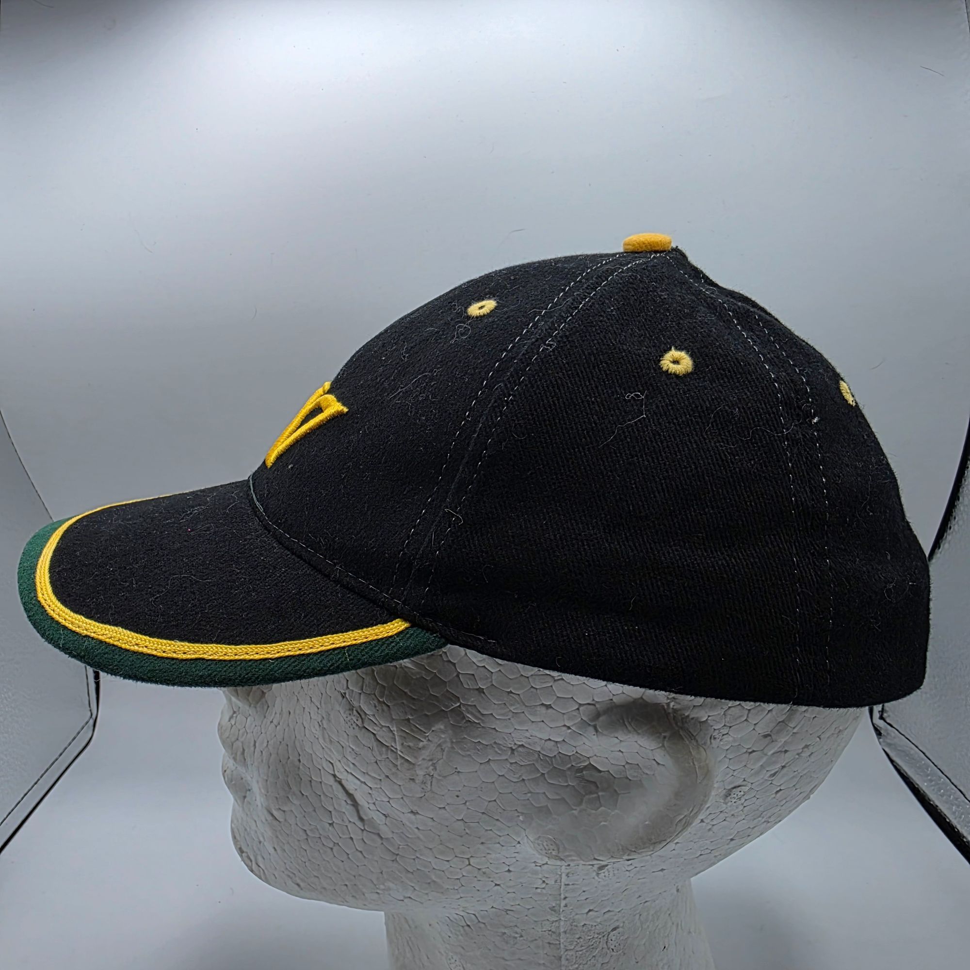 Other Warrior Custom Golf Adults Black Green Gold Hat Cap Baseball Size ONE SIZE - 2 Thumbnail