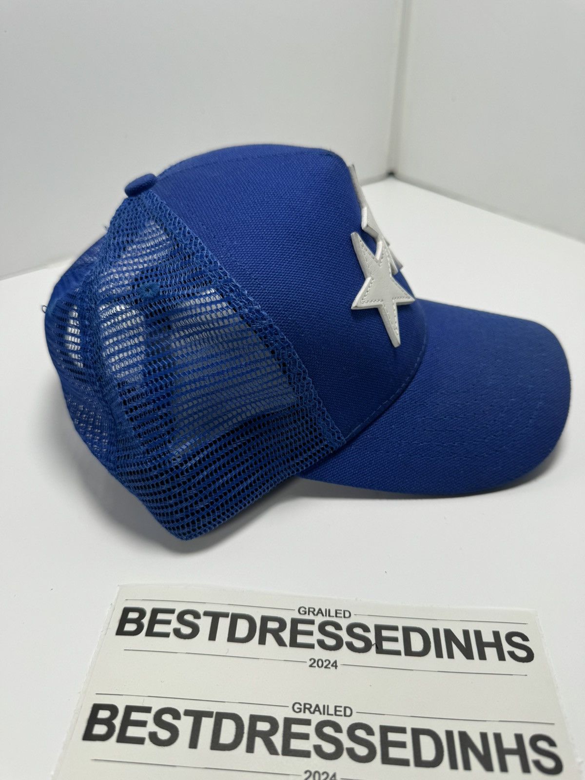 Amiri Amiri '3 Star' Trucker Hat Size ONE SIZE - 3 Thumbnail