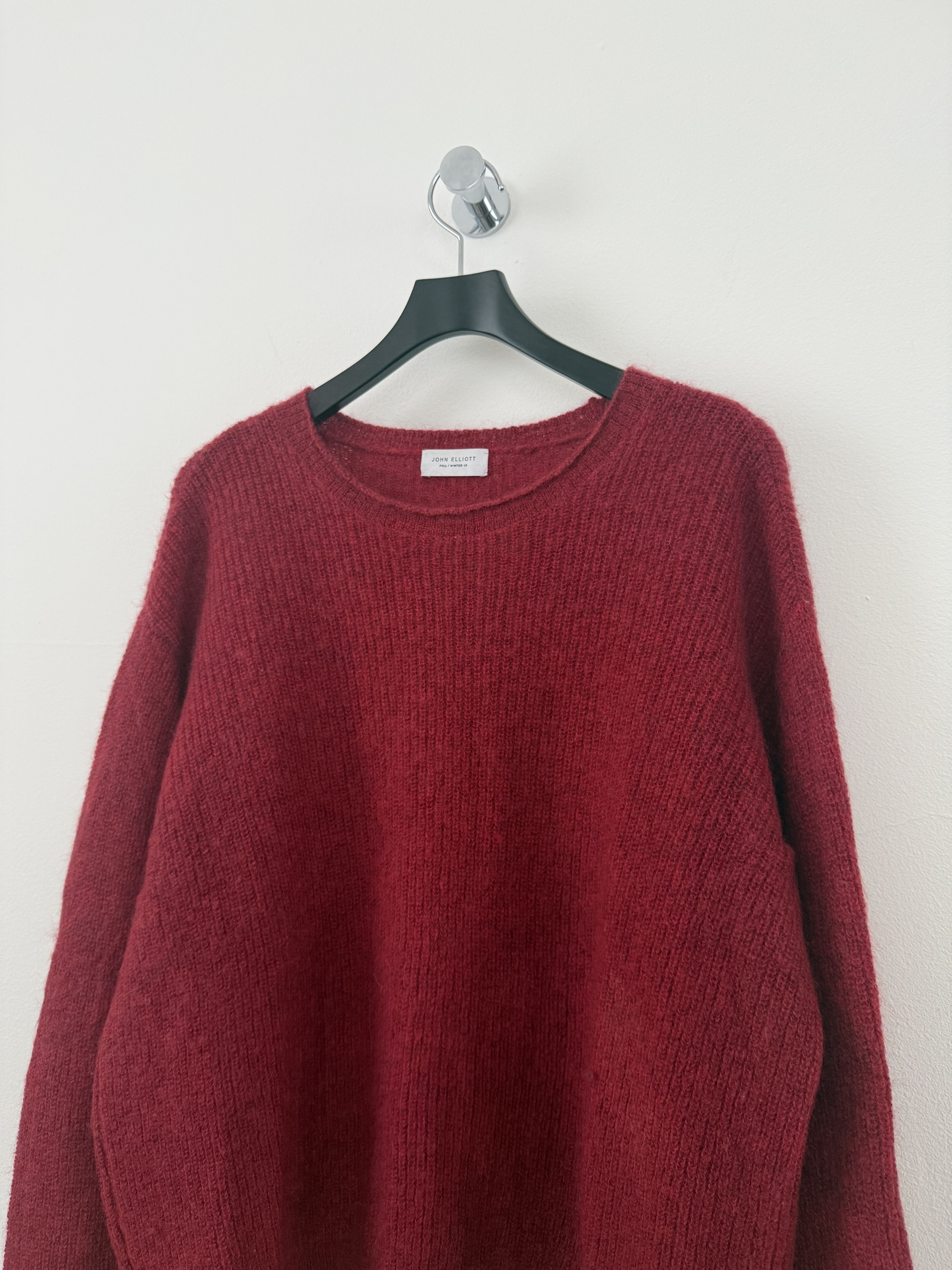 John Elliott Mohair Crewneck Sweater Size US L / EU 52-54 / 3 - 7 Thumbnail