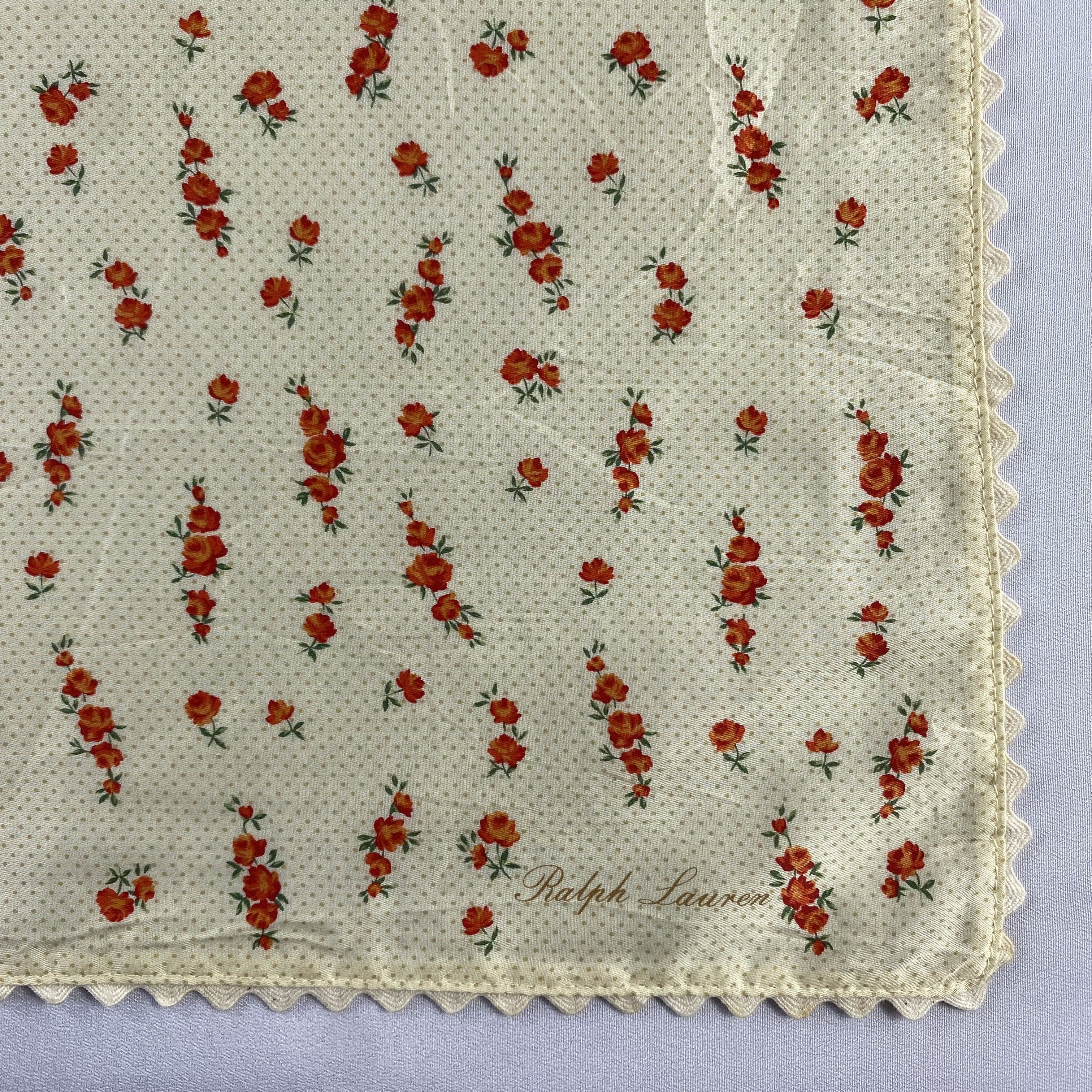 Ralph Lauren × Vintage Ralph Lauren Handkerchief / Neckerchief / Bandana-P1487 Size ONE SIZE - 3 Thumbnail