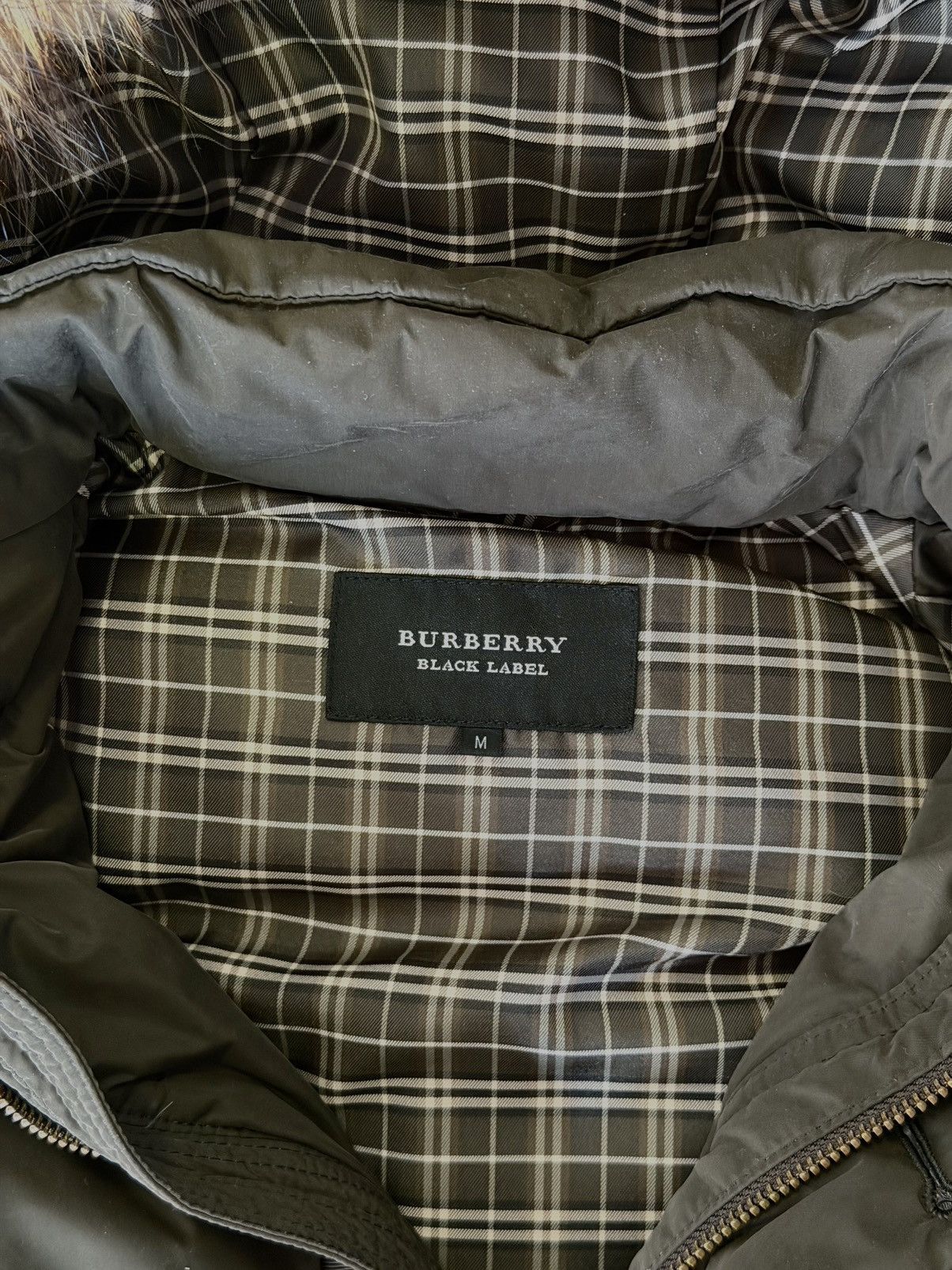 Burberry '00 Japanese Burberry Fur Puffer Jacket Size US M / EU 48-50 / 2 - 5 Thumbnail