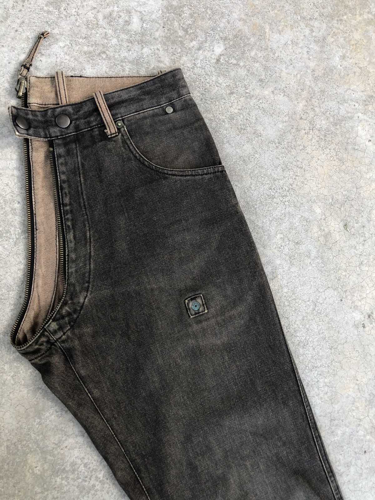 PPFM Rare PPFM Reversible Archive Distressed Jeans Size US 31 - 19 Thumbnail