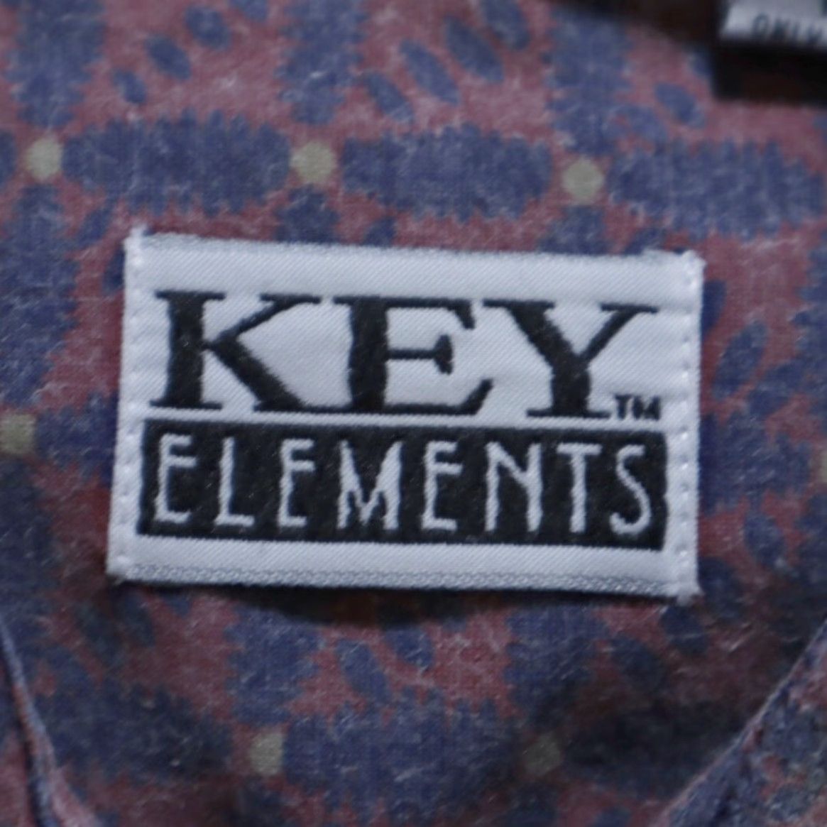 Vintage VINTAGE Key Elements Shirt Geometric Cotton Long Sleeve Button Up Men XL Size US XL / EU 56 / 4 - 5 Thumbnail