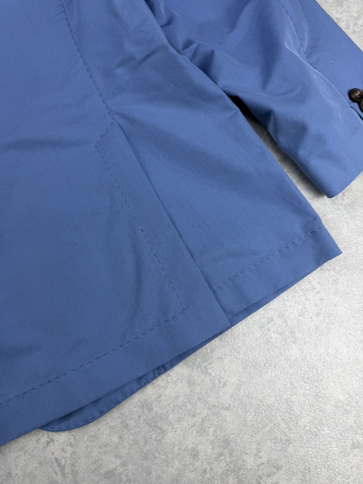 Colombo Colombo Italy Blue Blazer Cotton Silk Size 58 Size 48R - 14 Thumbnail