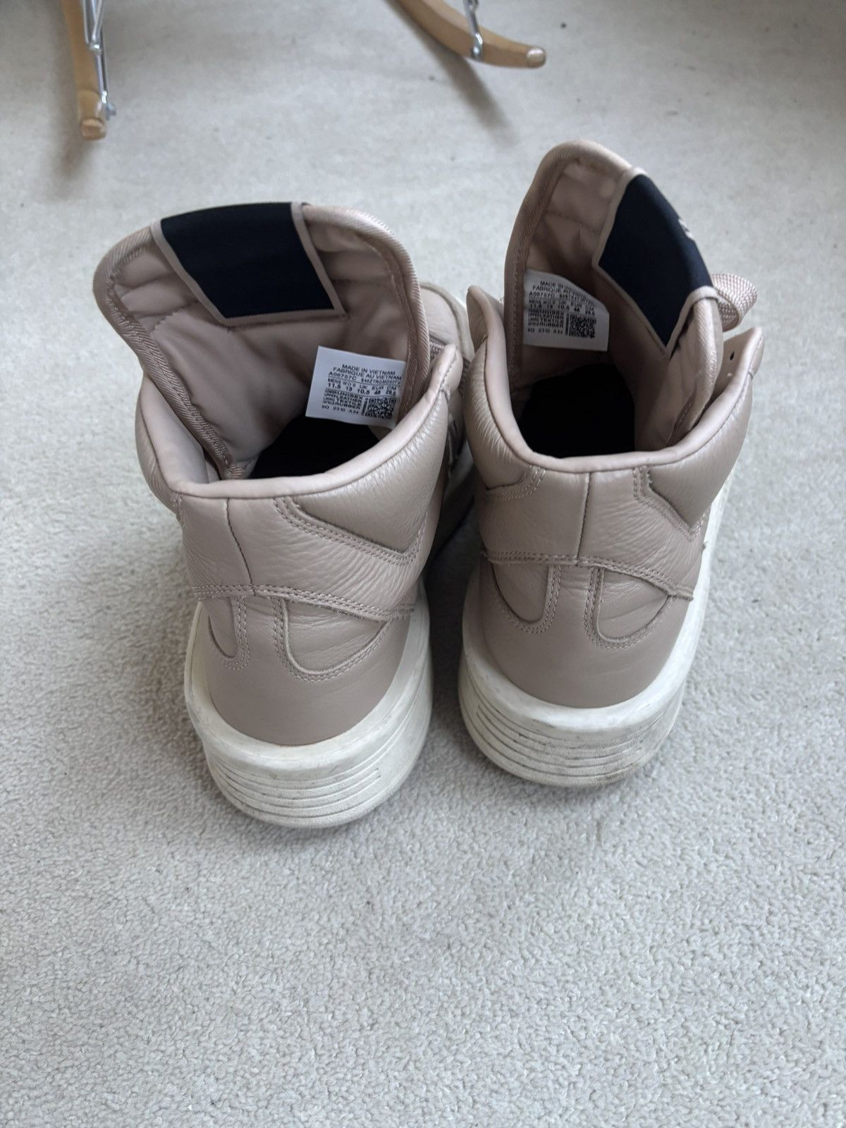 Converse × Rick Owens Drkshdw Rick Owens runners Size US 11.5 / EU 44-45 - 6 Thumbnail