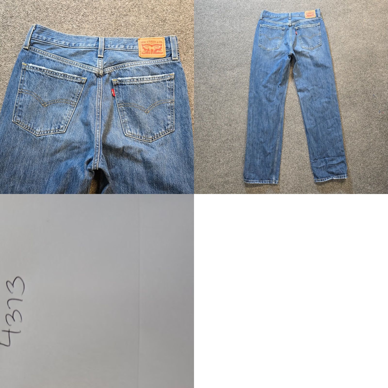 Levi's Levi's Jeans Womens Size 27 Blue Low Pro Straight Leg Distressed Casual Capsule Jeans Size 27" / US 4 / IT 40 - 8 Thumbnail