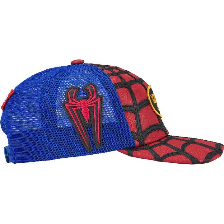 Supreme × Vanson Leathers Supreme Vanson Leathers Spider-Man Mesh Back 6-Panel Red Size ONE SIZE - 5 Thumbnail
