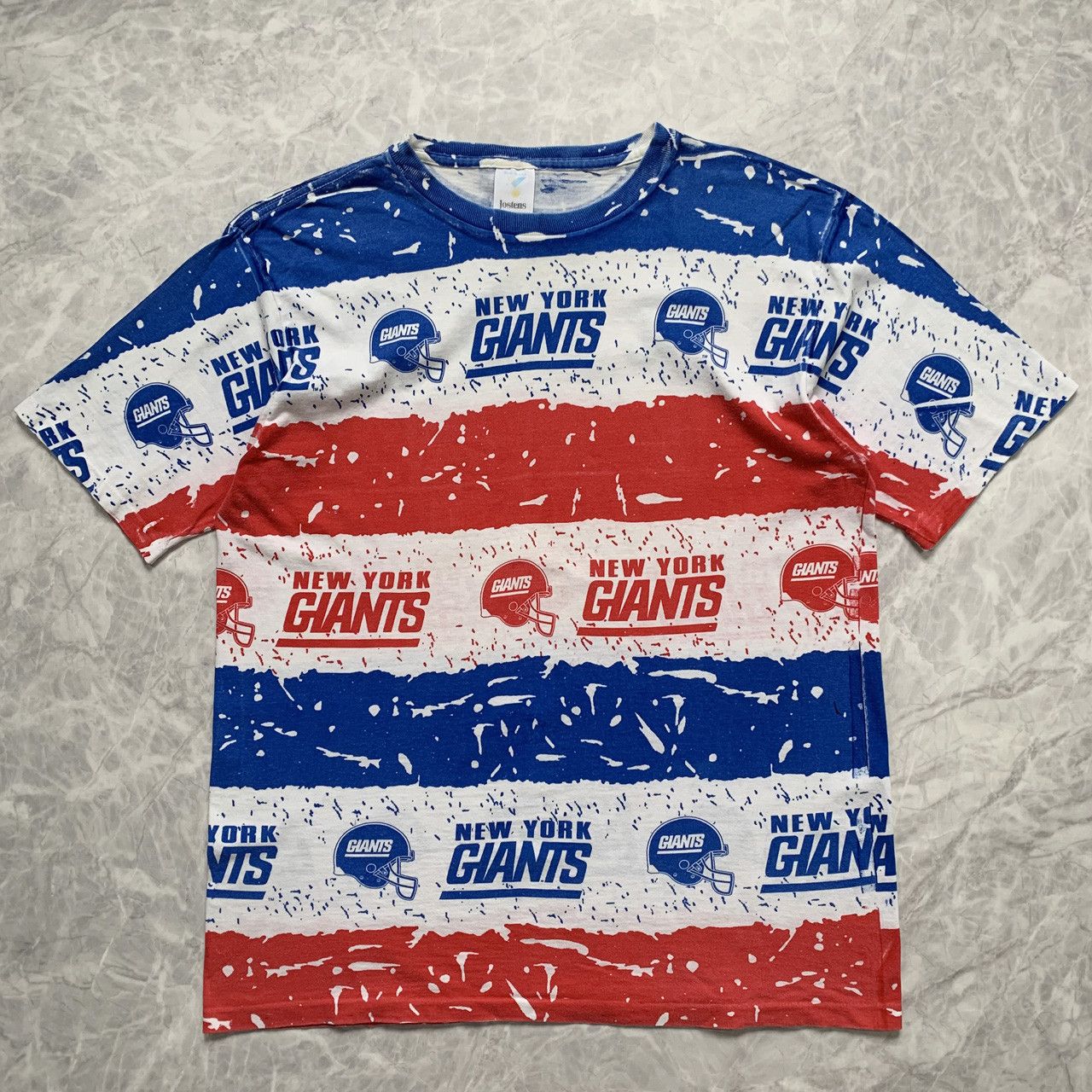 CustomCat New York Giants Vintage 90's NFL T-Shirt Red / S