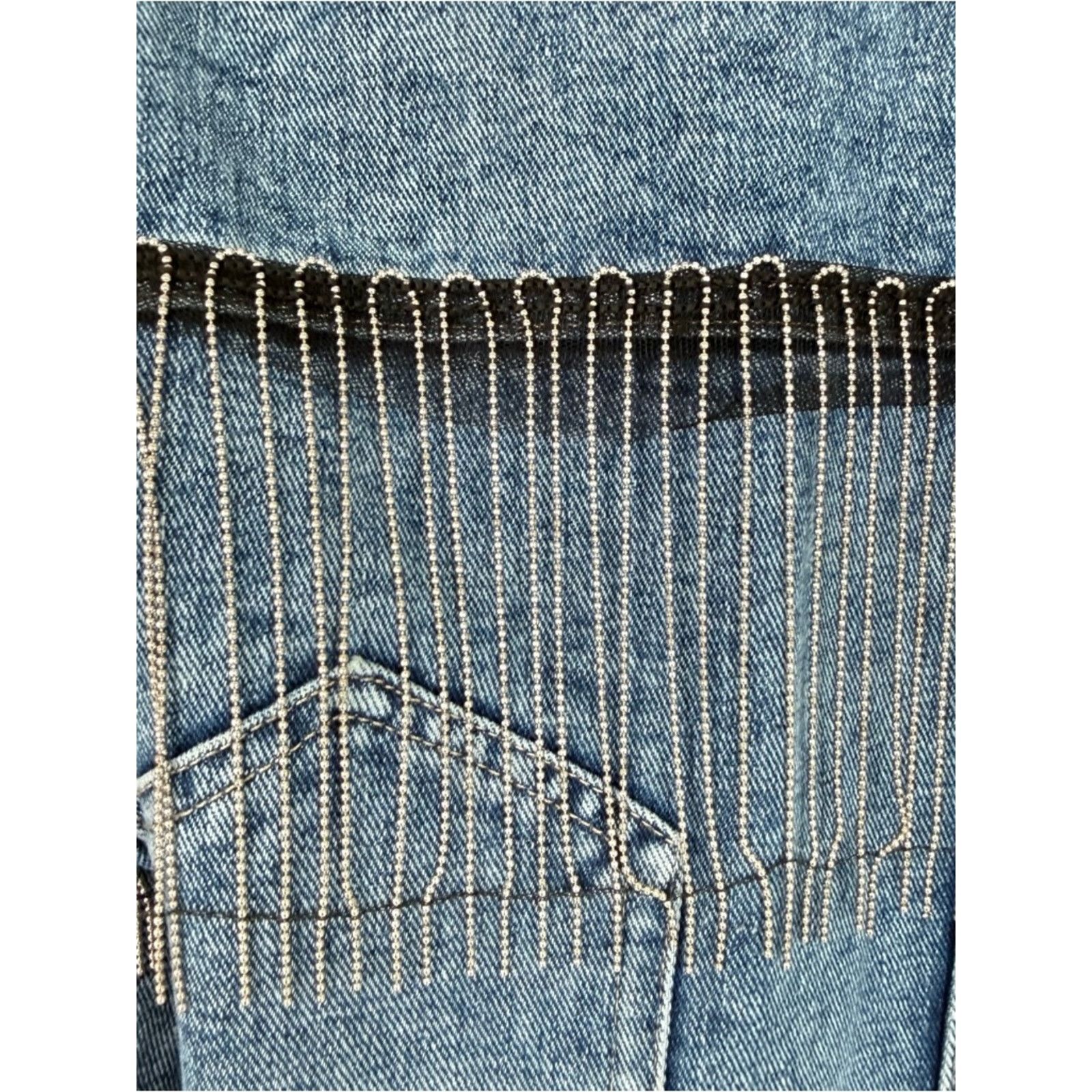Other Custom made women oversized jeans jacket size L Size L / US 10 / IT 46 - 6 Thumbnail