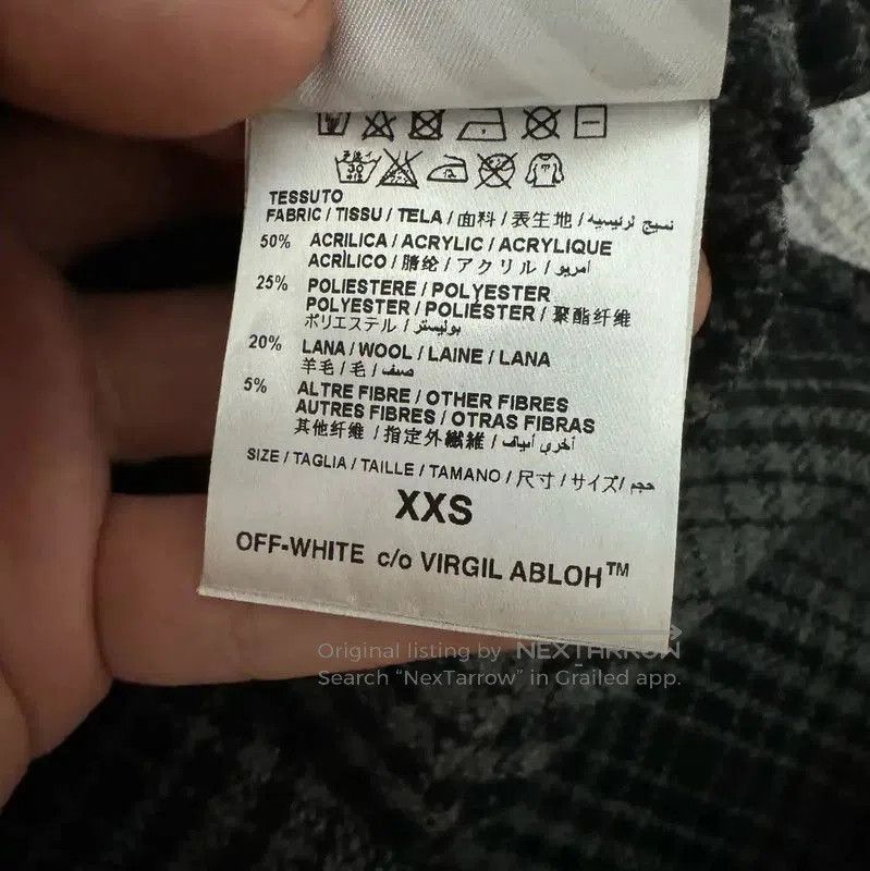 Off-White Off-White Men's Black and Gray Printed Shirt . Size US XXS / EU 40 - 4 Thumbnail