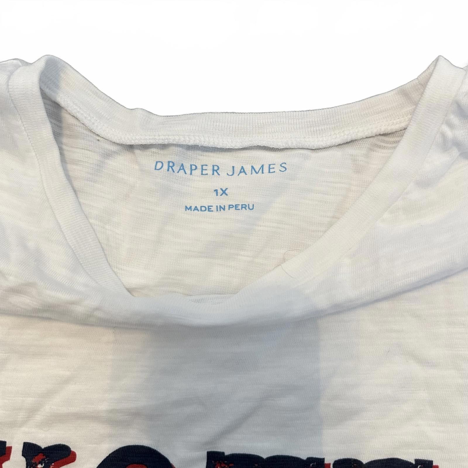 Designer Draper James 'Vote Y'all' Graphic Tee Size XL / US 12-14 / IT 48-50 - 4 Thumbnail