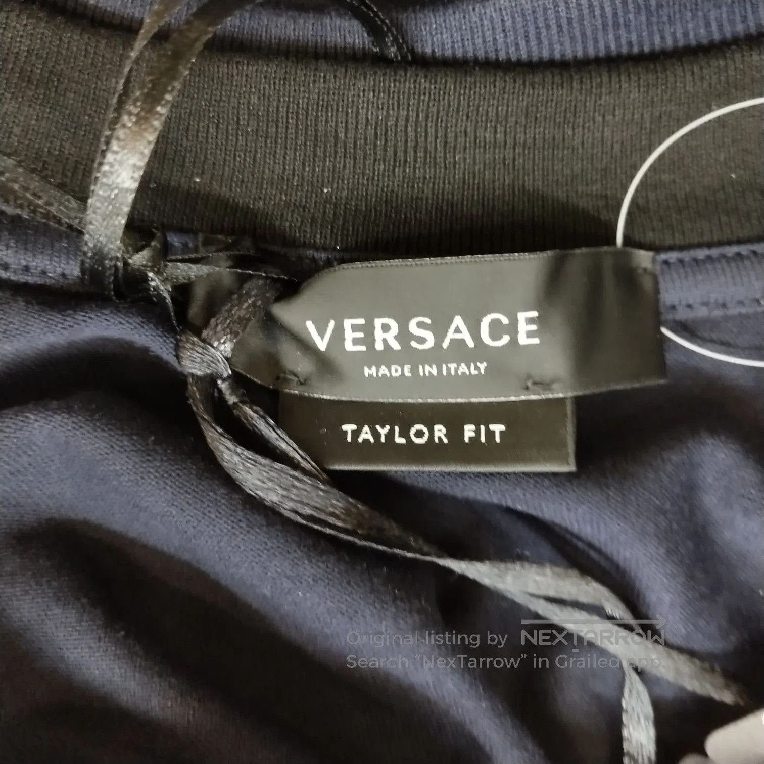 Versace Versace Men's XS Cotton Letter Print Crewneck T-Shirt. Size US S / EU 44-46 / 1 - 5 Thumbnail