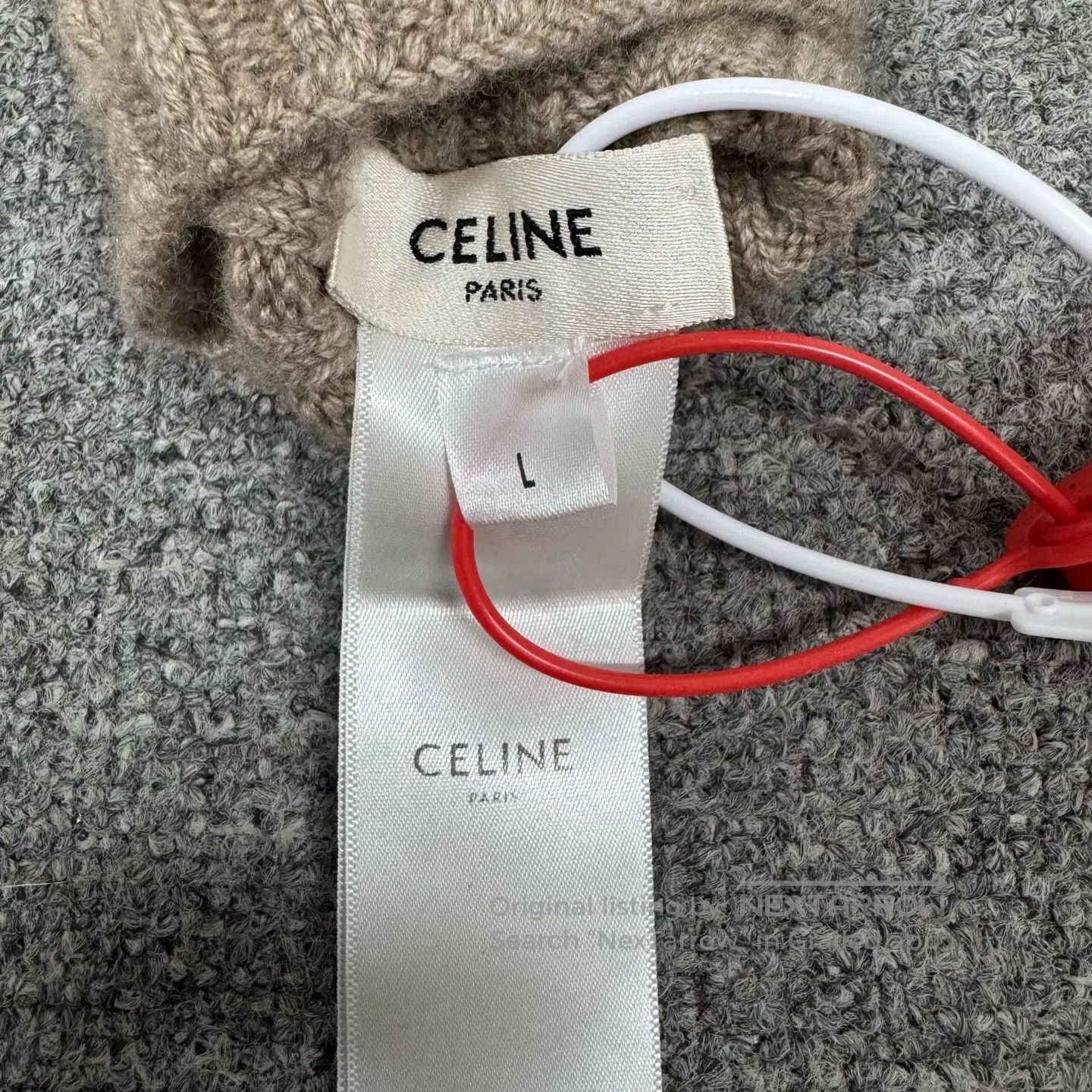 Celine CELINE Embroidered logo; wool gloves| Size ONE SIZE - 4 Thumbnail