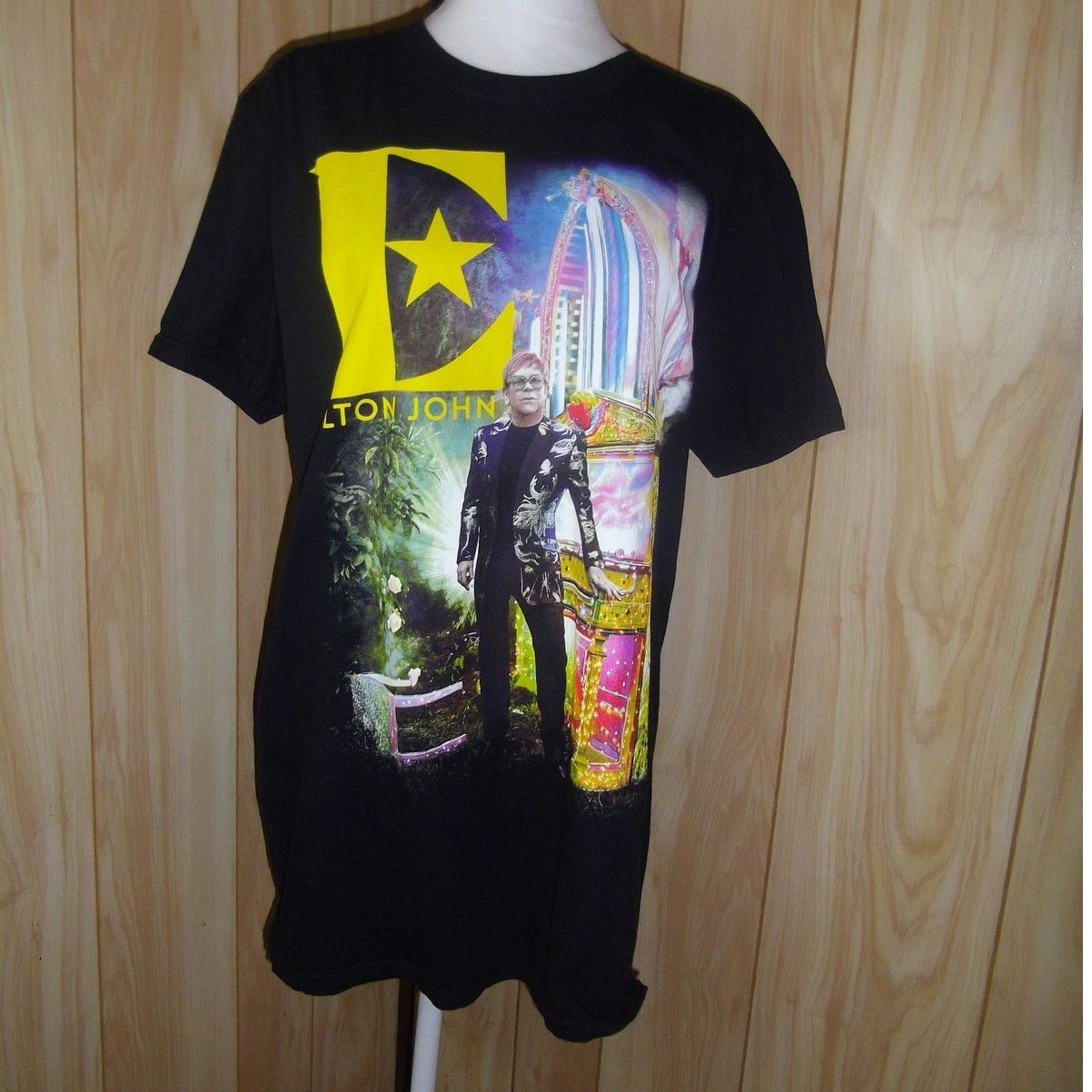 Other HST Ltd Elton John Farewell 2018 Road Black T-Shirt L Size L / US 10 / IT 46 - 1 Thumbnail