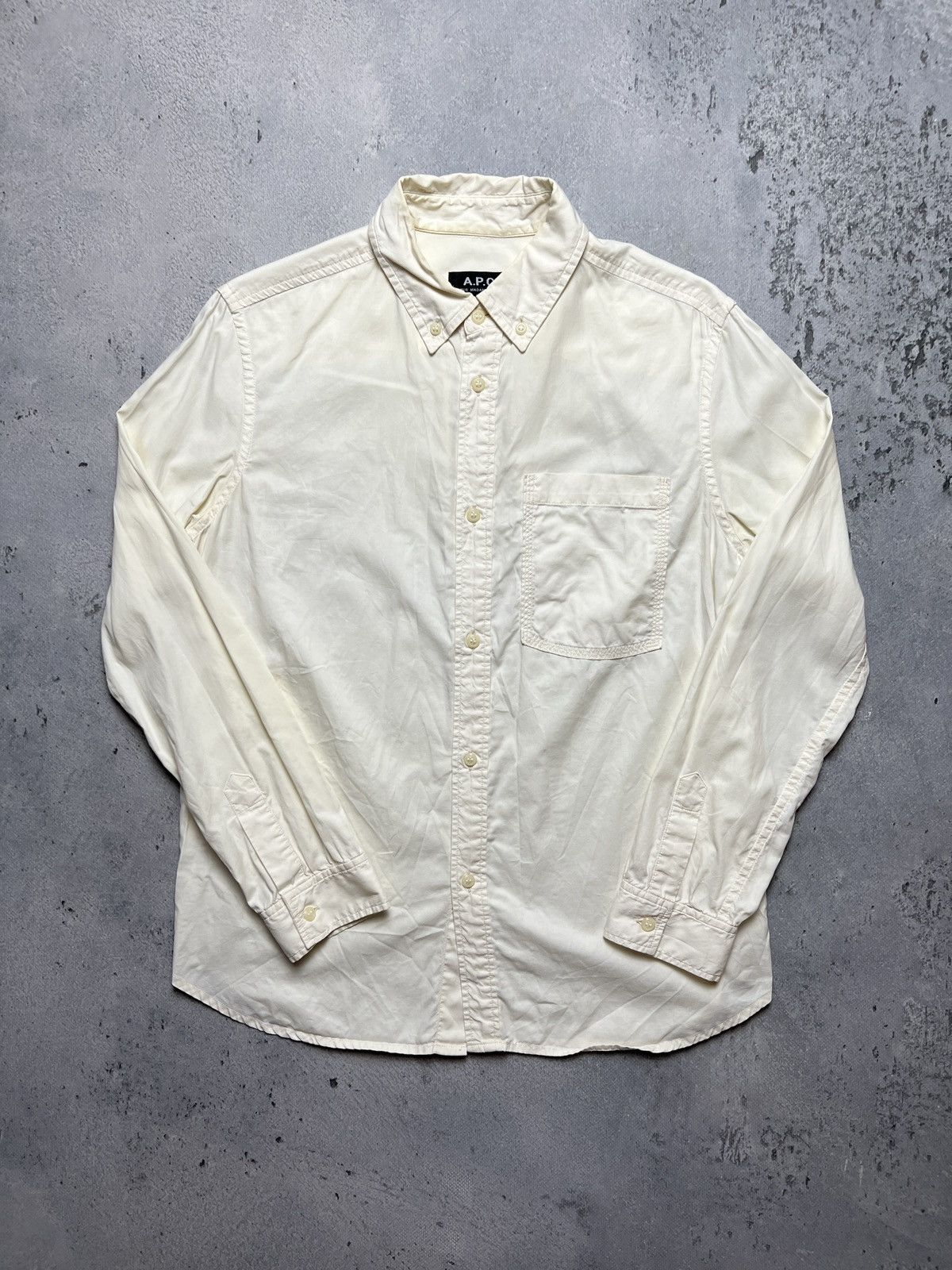 A.P.C. A.P.C Shirt Paris Button Up y2k Luxury casual Item Size M / US 6-8 / IT 42-44 - 2 Thumbnail