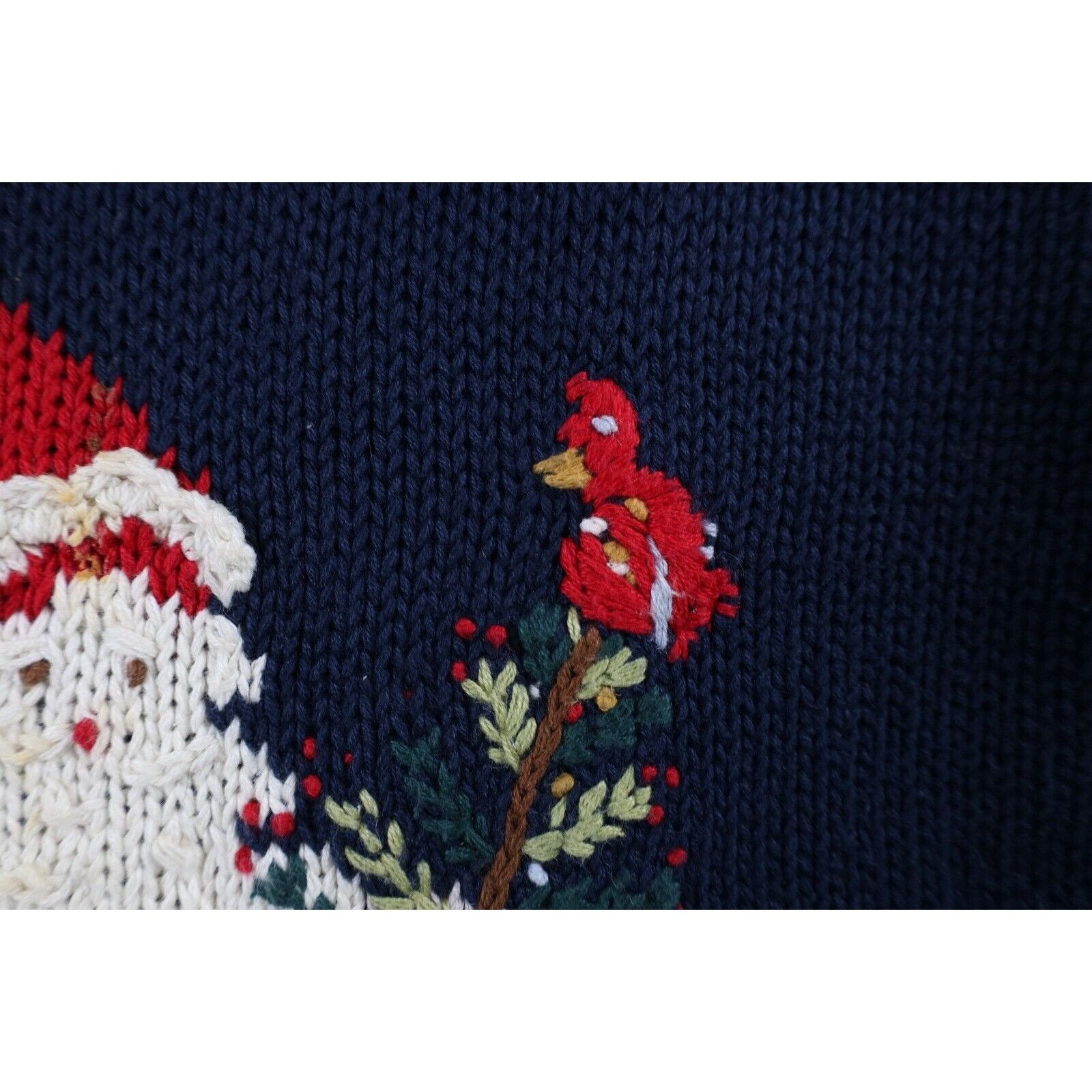 Vintage Vintage 90s Streetwear Marled Knit Christmas Santa Sweater Size XL / US 12-14 / IT 48-50 - 7 Thumbnail