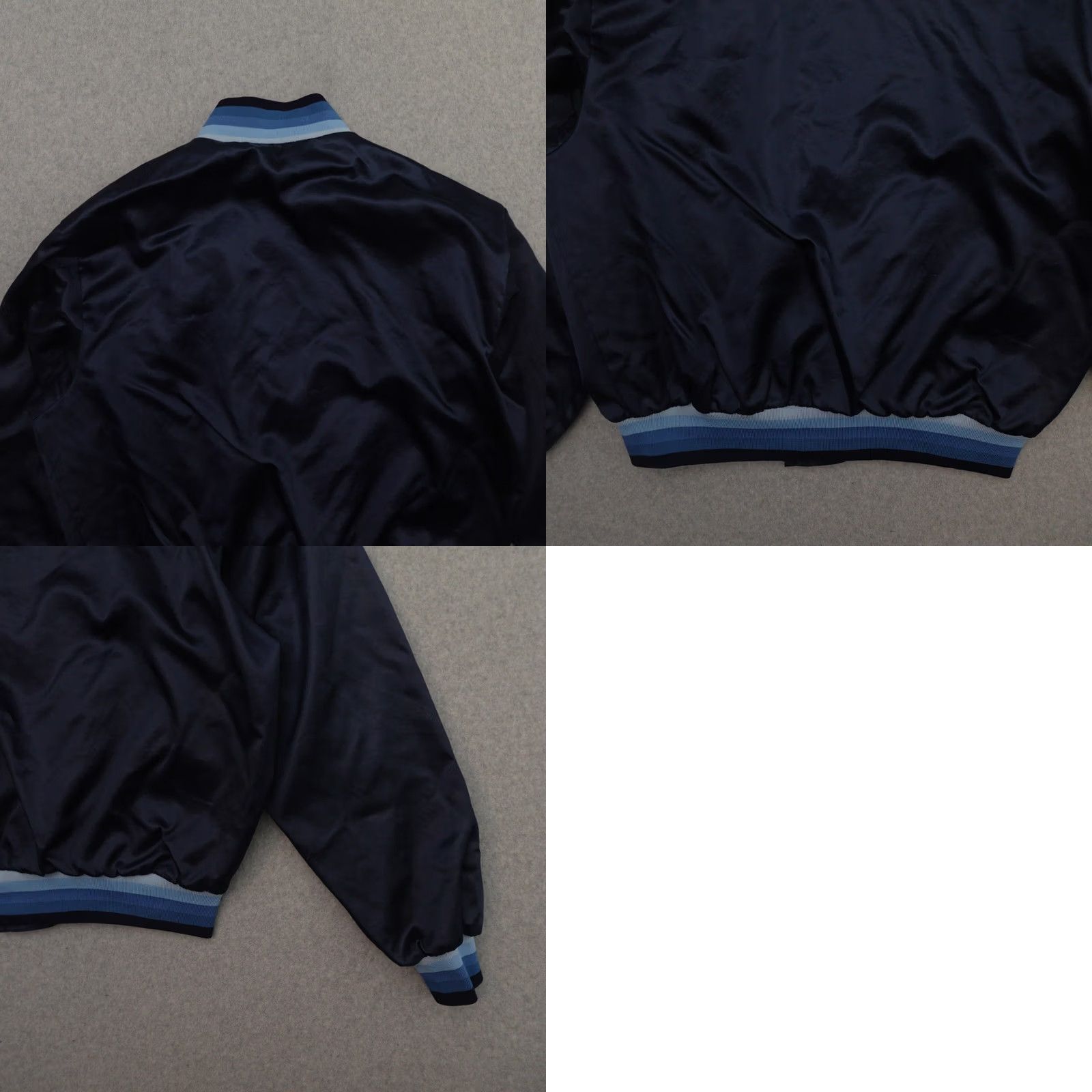 Vintage VINTAGE Swingster Jacket Men XL Blue USA Bomber Nylon Athletic Pattern Solid 25X25 Size XL Size US XL / EU 56 / 4 - 9 Thumbnail
