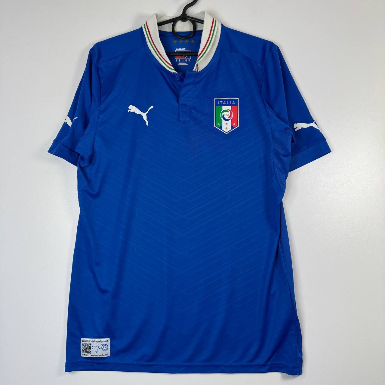 Puma Italy NT 2012-13 Puma Home Jersey Blue Mens Size S Size US S / EU 44-46 / 1 - 1 Thumbnail