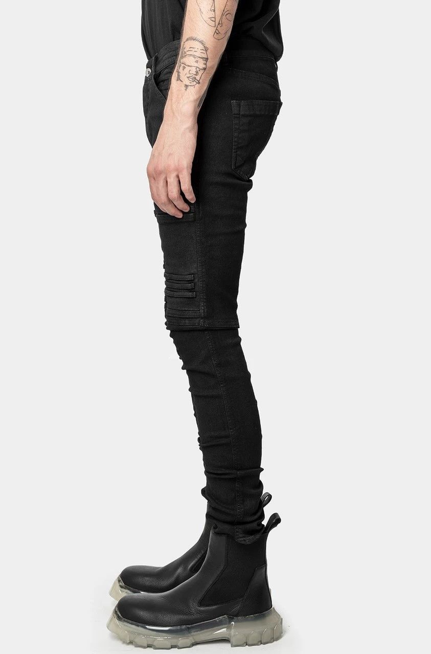 Rick Owens RICK OWENS NAGAKIN COATED DENIM PANTS Size US 28 / EU 44 - 4 Thumbnail