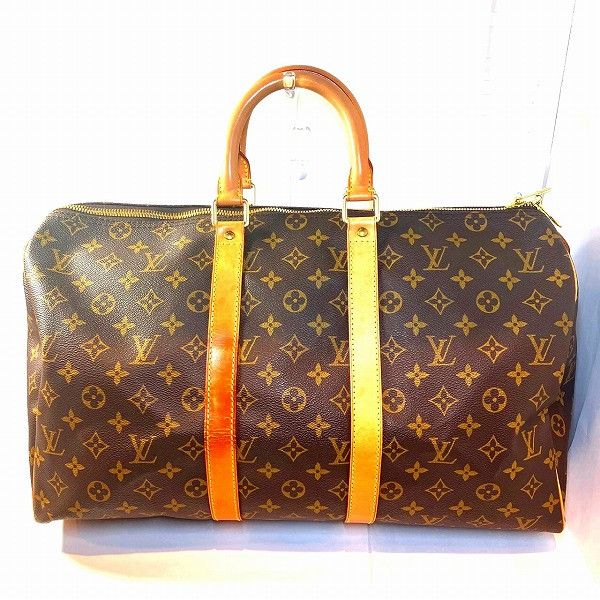 Louis Vuitton Louis Vuitton Louis Vuitton Monogram Keepall 50 Travel Bag M41426 Canvas Travel Bag M41426 in Good Condition Size ONE SIZE - 1 Thumbnail