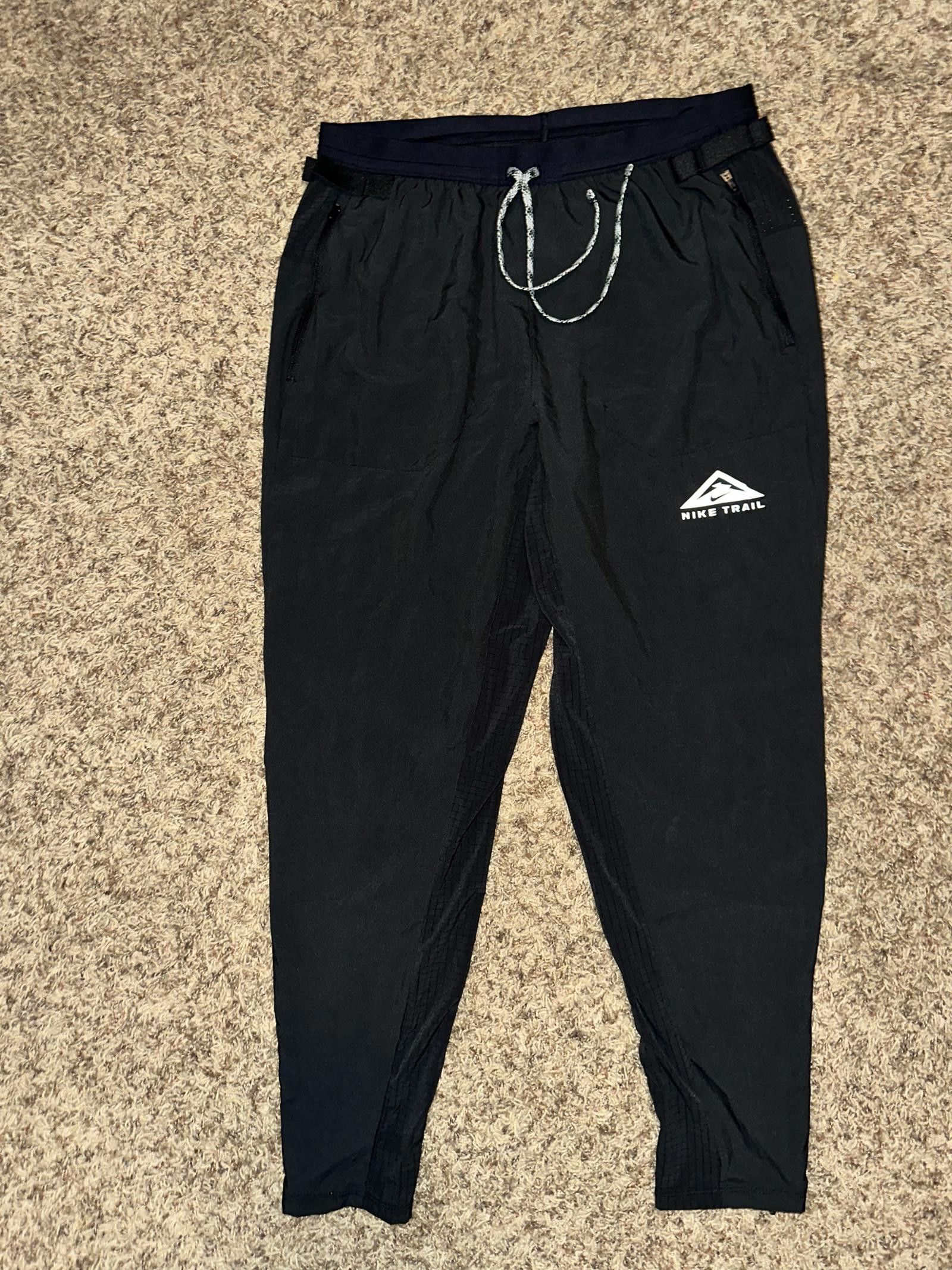 image of Men's Nike Phenom Elite Trail Running Black Pant (Size 32)