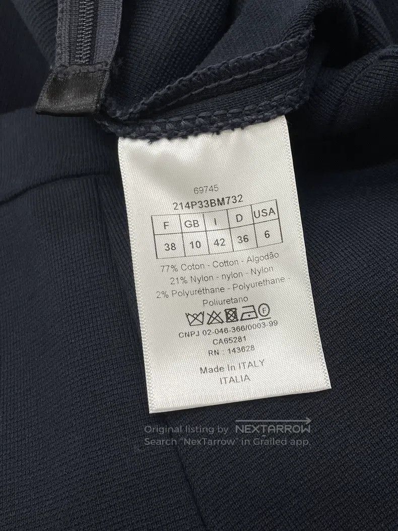 Dior Dior Dark blue wide-leg shorts Size 25" / US 0 / IT 36 - 4 Thumbnail