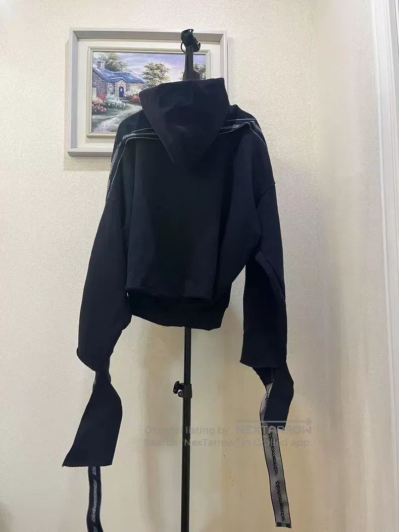 Vetements VETEMENTS Blue ribbon hooded sweatshirt Size US XS / EU 42 / 0 - 3 Thumbnail