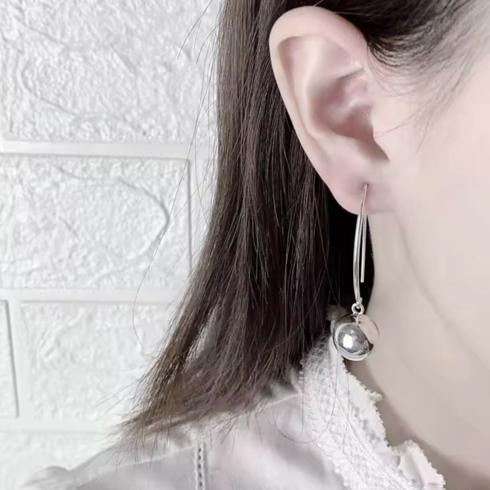 Other COPY - Silver Vintage Drop Ball Earrings Size ONE SIZE - 3 Thumbnail