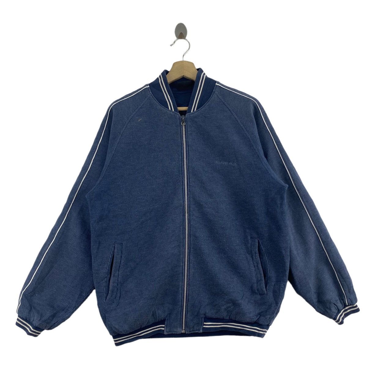image of Made In USA x Oneill Vintage Oneill Usa Surf Full Zipper Blue Sweater, Men's (Size Medium)