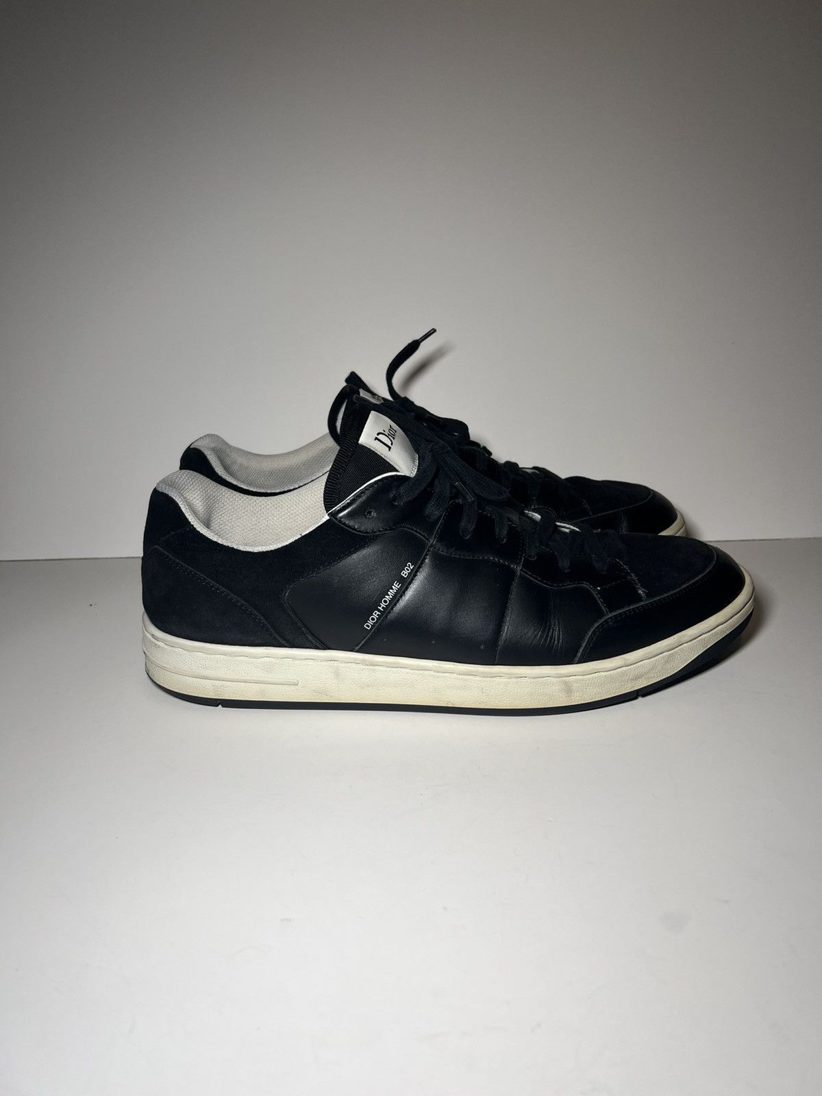 Dior Dior Homme B02 designer shoes sneaker head black/white bee Size US 13 / EU 46 - 2 Thumbnail