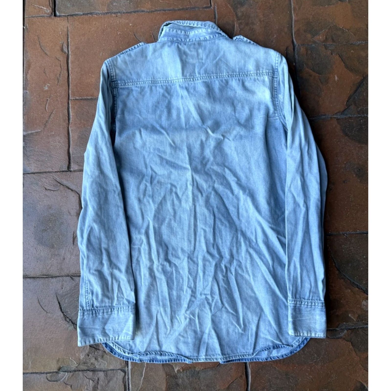 True Religion True Religion Shirt Western Button-Up Long Sleeve Women's Small Gray White Casual Size S / US 4 / IT 40 - 3 Thumbnail