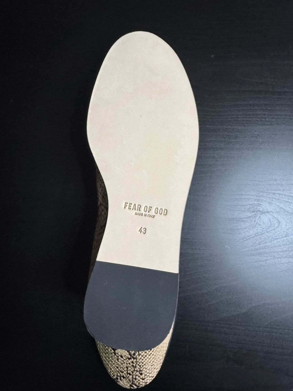 Fear of God Fear of God Snake effect Leather Mules Size US 10 / EU 43 - 9 Thumbnail