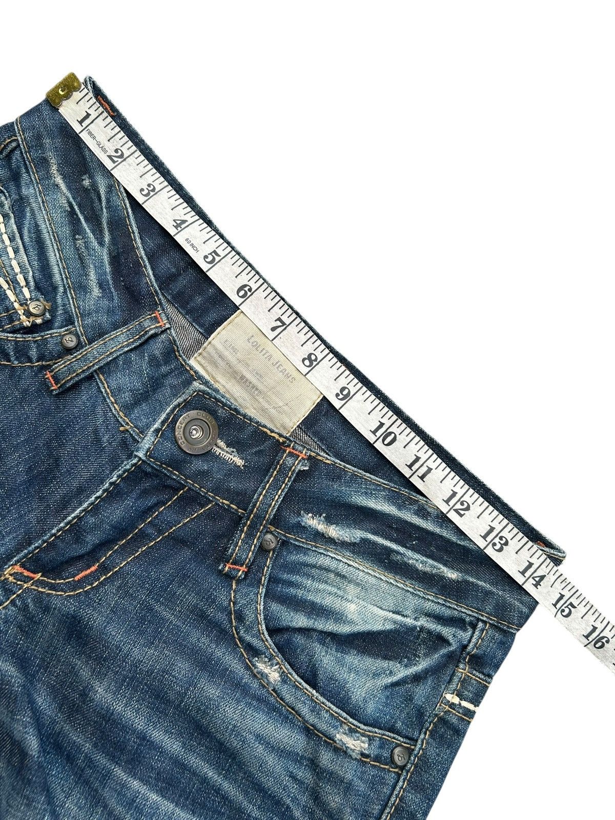 Kapital Flare YOSHITOMO NARA LOLITA JAPANESE Low rise Denim Jeans Size US 29 - 18 Thumbnail