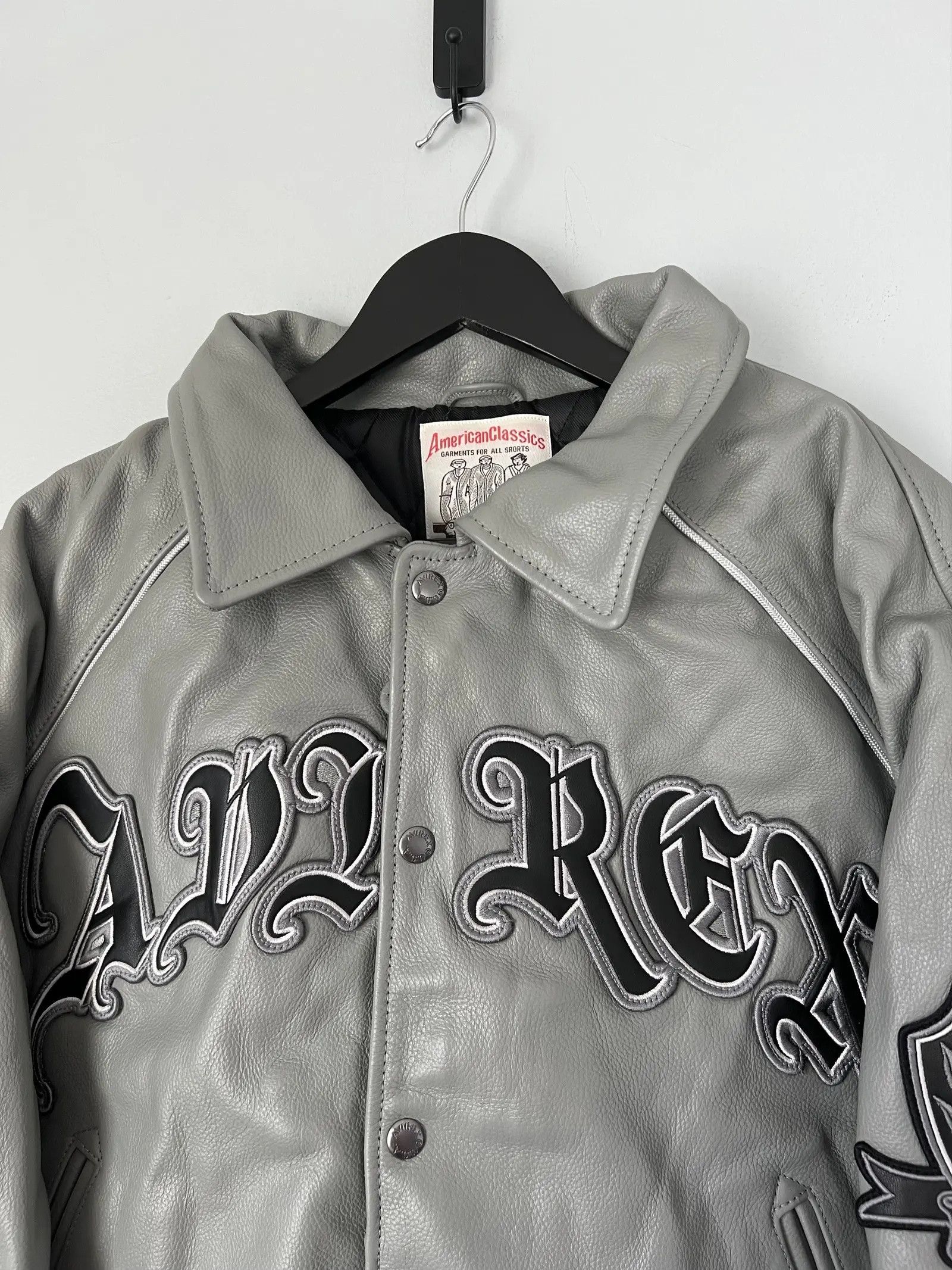 Avirex × Palace Leather jacket in grey Size US L / EU 52-54 / 3 - 2 Thumbnail