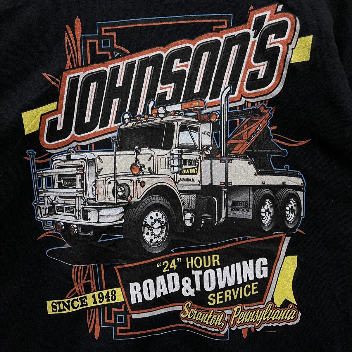 Johnson Motors Vintage Johnsons Towing Sweatshirt Pullover Size US XL / EU 56 / 4 - 3 Thumbnail