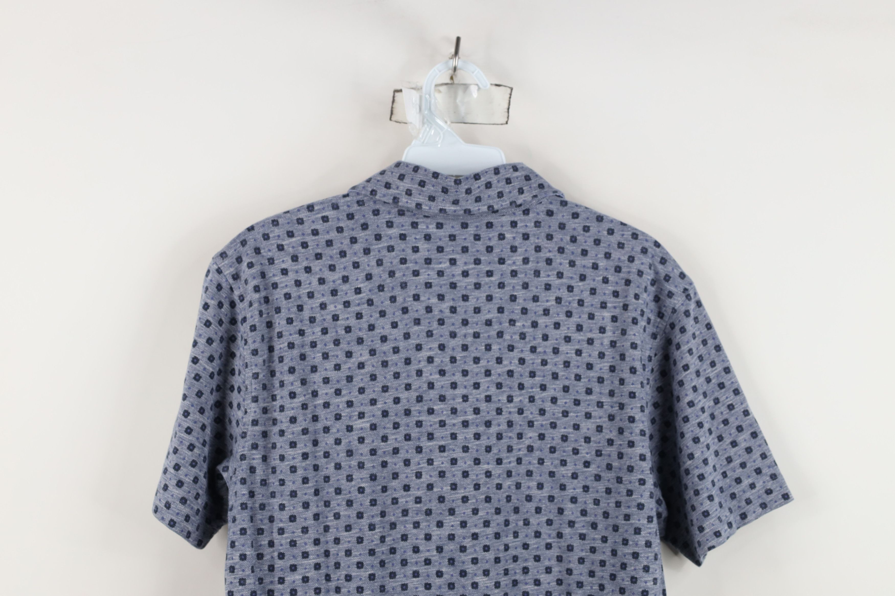 Brooks Brothers Brooks Brothers Linen Blend Geometric Knit Golf Polo Shirt Size US M / EU 48-50 / 2 - 10 Thumbnail